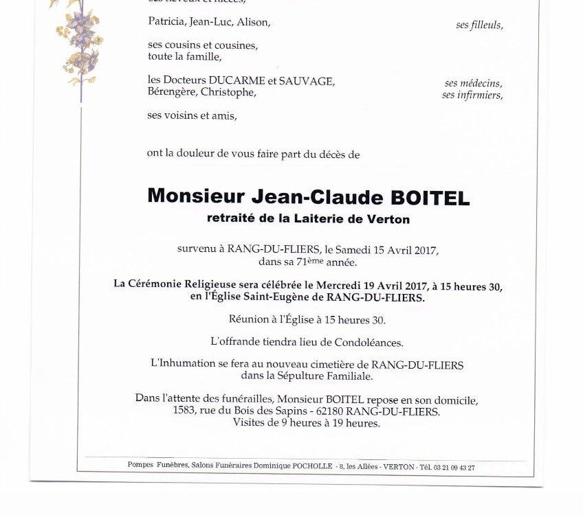 Jean claude BOITEL