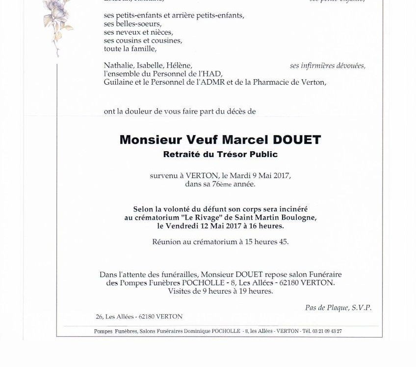 Veuf Marcel Douet
