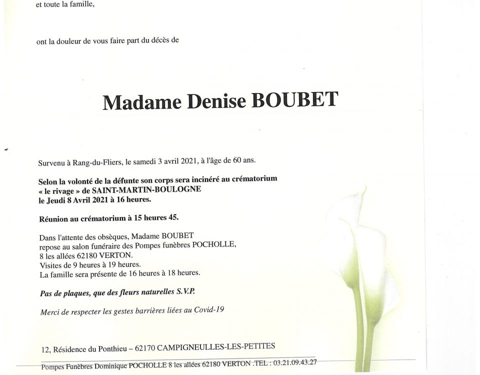 Denise BOUBET