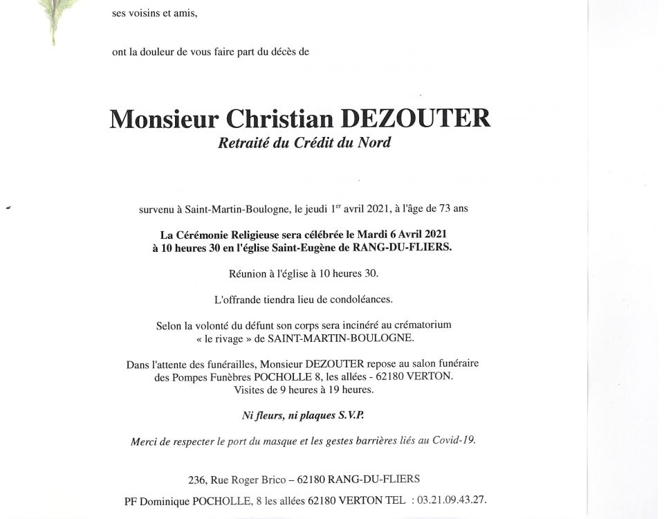 Christian DEZOUTER